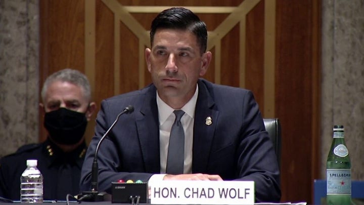 Acting Homeland Security Secretary Chad Wolf testifies on federal agents deployed to protests