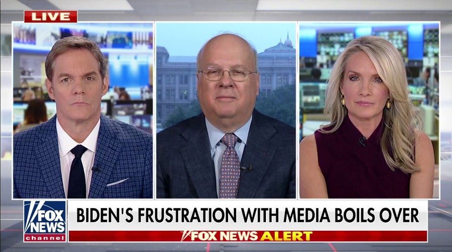 Karl Rove: Biden responds to tough questions with 'the back of the hand'