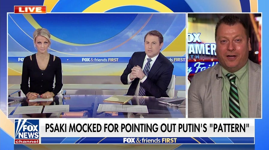 Jen Psaki mocked for pointing out Putin's 'pattern' of invasion