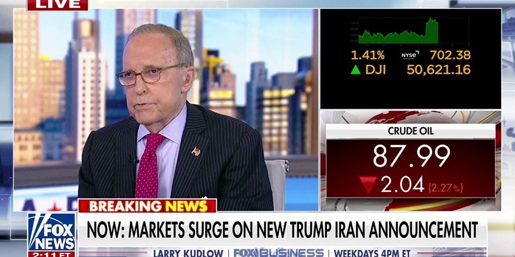 Larry Kudlow explains why the slope of oil prices will continue to come down
