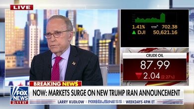 Larry Kudlow explains why the slope of oil prices will continue to come down