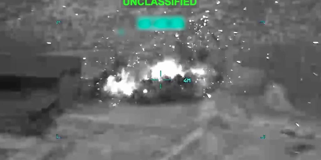 CENTCOM video shows US forces taking out Iranian military