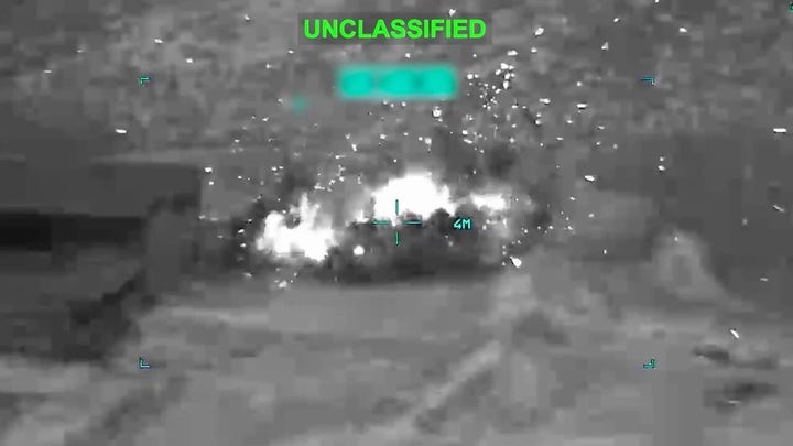 CENTCOM video shows US forces taking out Iranian military
