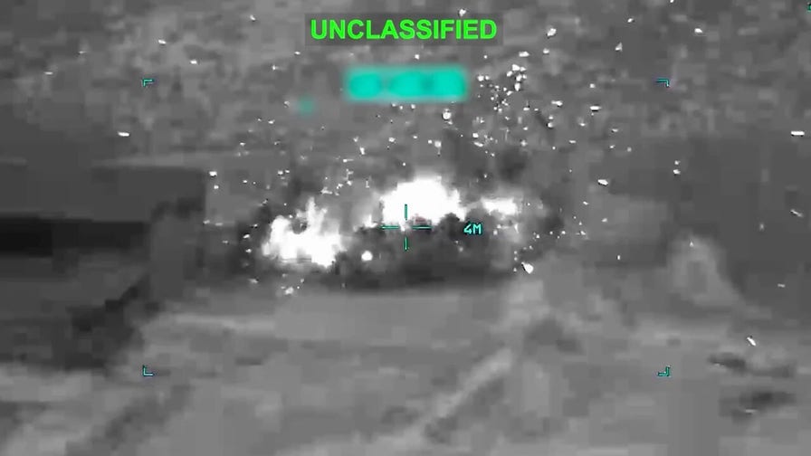 CENTCOM video shows US forces taking out Iranian military