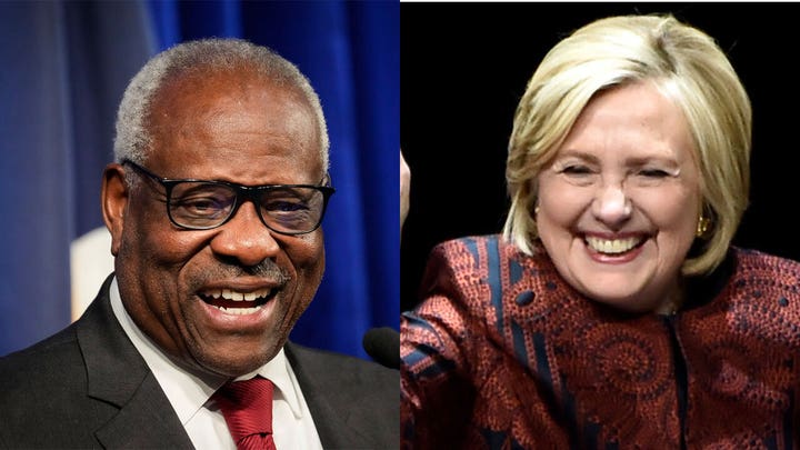 Hillary Clinton roasts Clarence Thomas: He's a person of 'grievance'