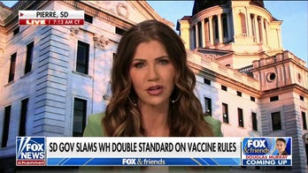 Gov. Noem rips Biden administration's 'hypocrisy' on vaccine mandate as unvaccinated migrants flood border