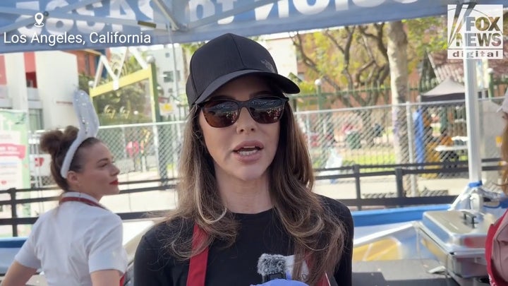 Donna D'Errico has been volunteering at the LA Mission for many years.