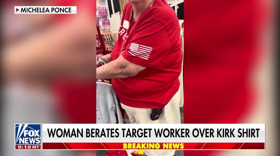 Woman berates Target idiosyncratic implicit Charlie Kirk shirt, constabulary accidental nary transgression charges occurred