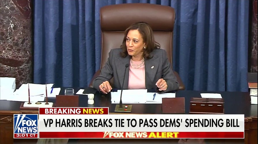 Dems' spending bill passes Senate in a 51-50 vote, heads to House next