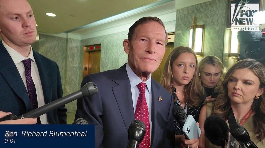 WATCH: Democrat senators silent on whether candidate should drop out over violent messages