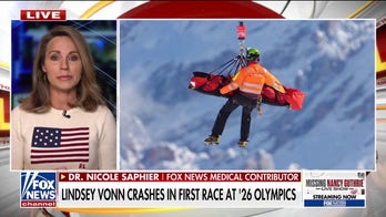 Lindsey Vonn airlifted after crashing on Olympics course