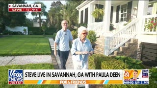 Celebrity chef Paula Deen welcomes Steve Doocy to her Savannah home