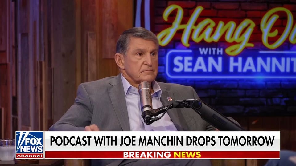 Joe Manchin slams political extremes on 'Hang Out with Sean Hannity'
