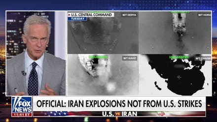 Iran explosions were not the result of US strikes, official says