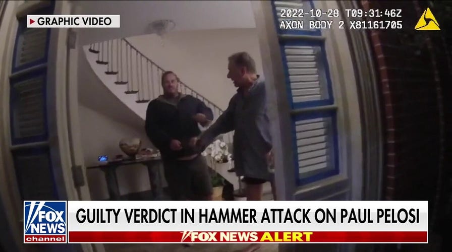 Guilty verdict in hammer attack on Paul Pelosi