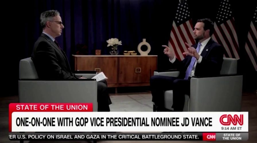 JD Vance arremete contra Tapper, de CNN, por impulsar la narrativa de la colusión rusa: Habló de ello "sin parar