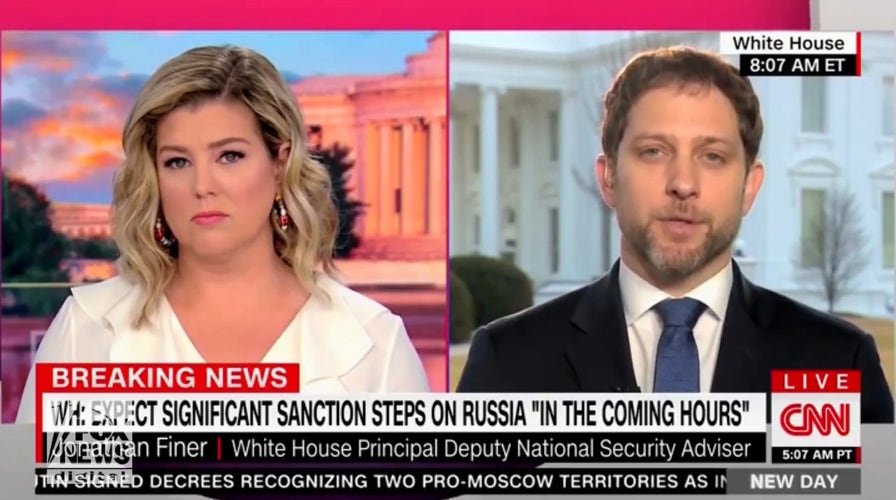 White House official clashes with CNN on Russian 'invasion' messaging