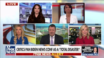 ‘Outnumbered’ tears into Biden following ‘disaster’ press conference: ‘Deeply delusional’