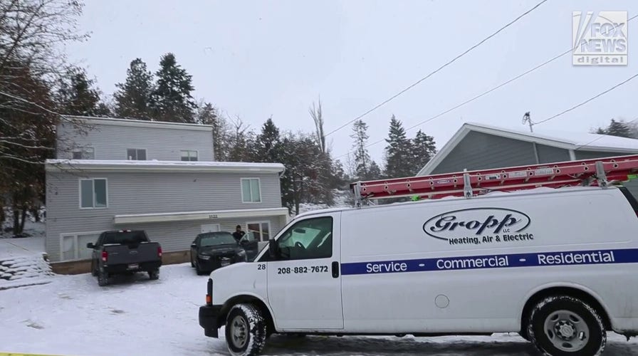 Furnace Repair Man and Investigator at crime scene in Moscow, Idaho