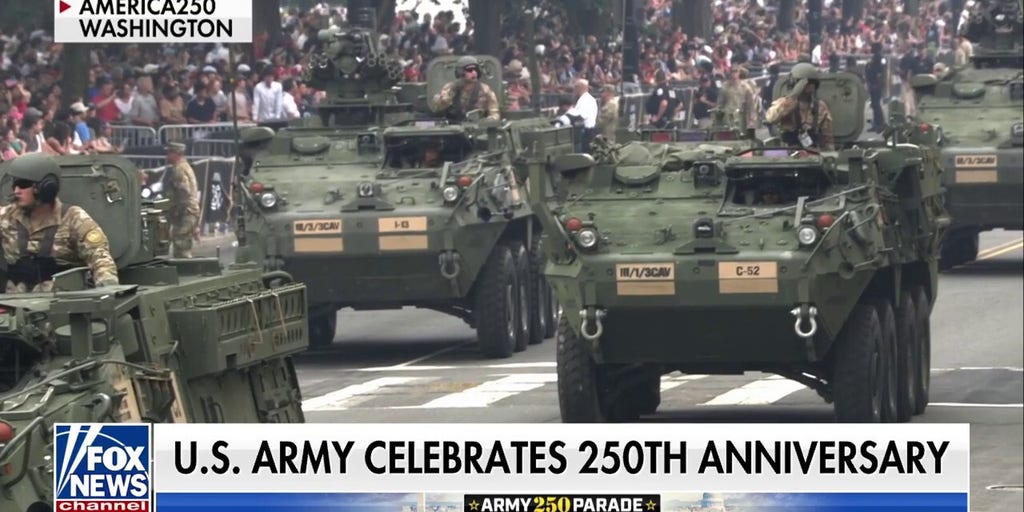 'VERY HAPPY': Americans gather for the Army's 250th anniversary parade