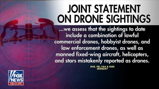 Mystery drones are 'lawful' activity, agencies confirm - Fox News