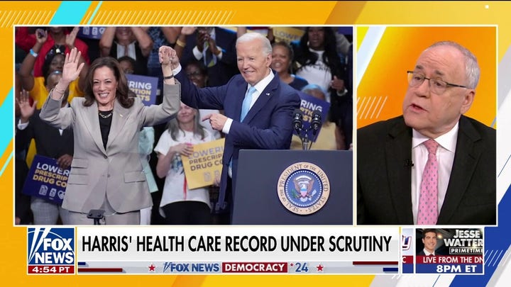 Kamala Harris record on health care under scrutiny