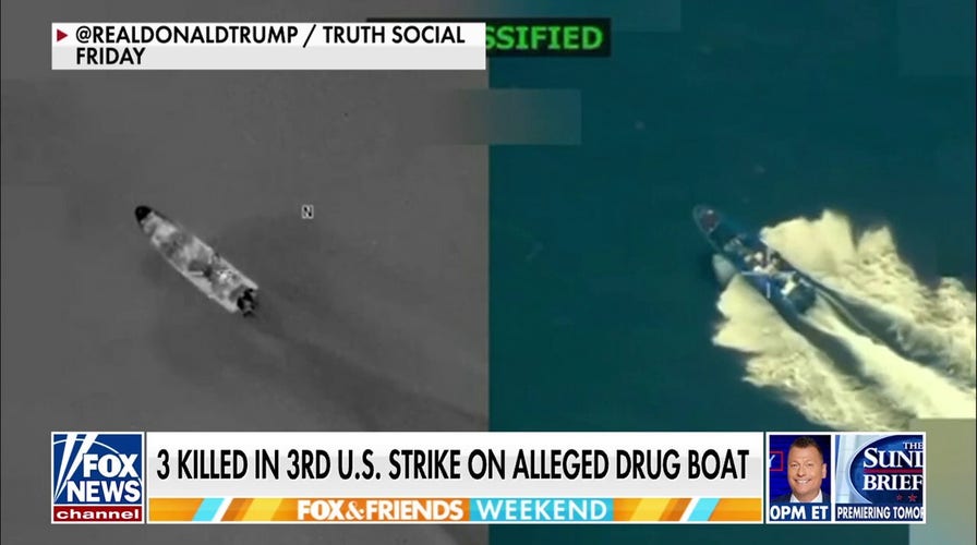 Trump announces three ‘narcoterrorists’ killed in strike