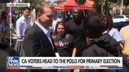 California voters head to polls for primary voting amid tight Los Angeles mayoral race