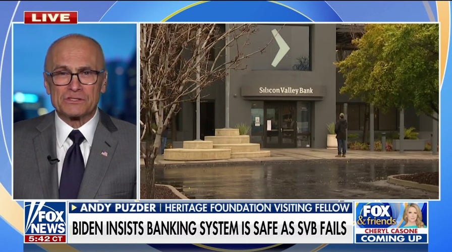 Biden insists banking system is safe as SVB fails
