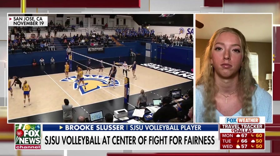 SJSU volleyball player warns 'there won't be women's sports' if transgender policies continue