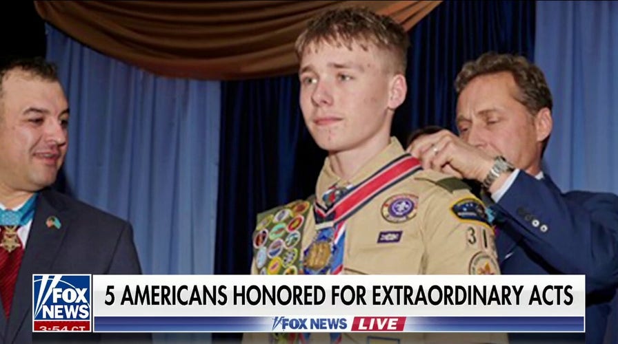Americans honored for sacrifice and patriotism by Congressional Medal of Honor Society