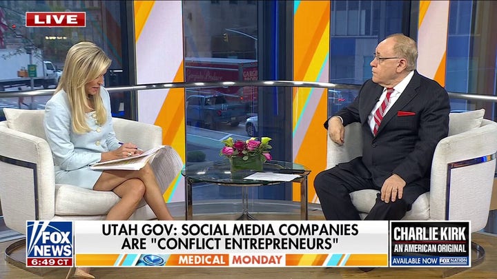 Utah governor calls social media a 'conflict entrepreneur' after Kirk assassination
