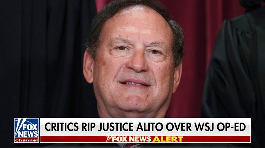 Justice Alito pushes back on critics over ProPublica story