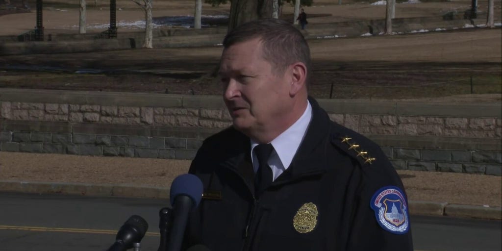 US Capitol Police stop armed suspect running toward Capitol building