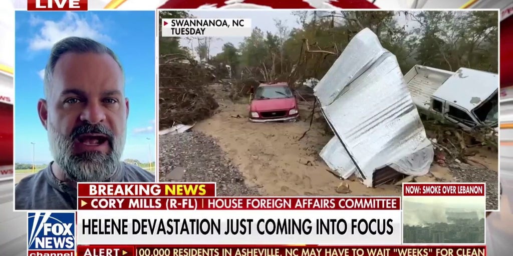Rep. Cory Mills slams Biden-Harris admin's Helene response: Where is the federal government?
