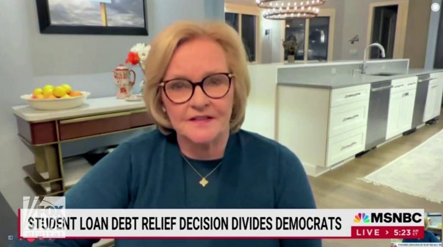 MSNBC analyst and former Dem Senator McCaskill 'not sure' Biden’s student loan handout 'works'