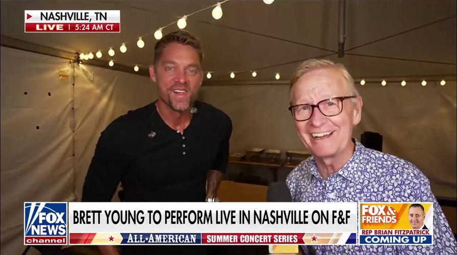 Backstage with Brett Young: Steve Doocy teases All-American Summer finale in Nashville