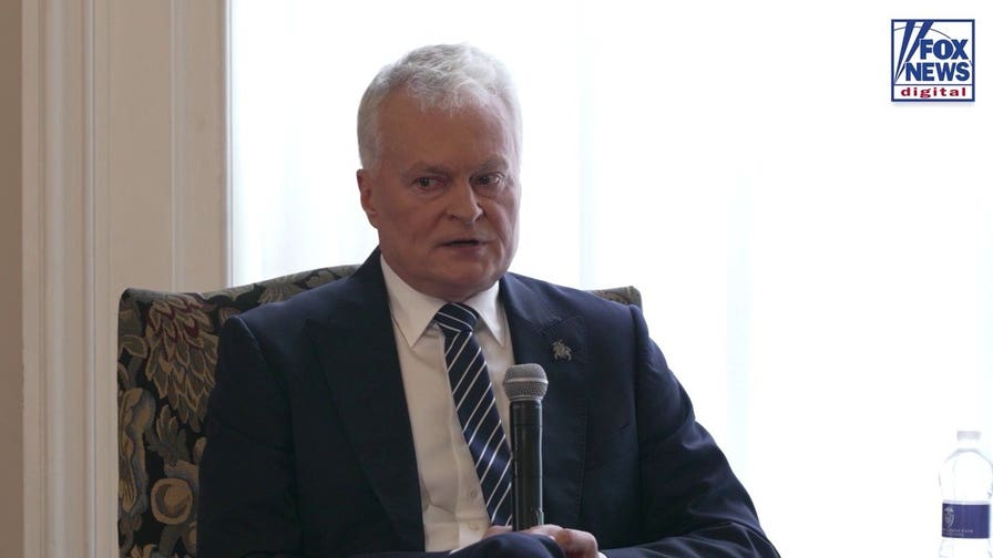 Lithuanian President warns of growing Russian threat, as it bolsters energy security