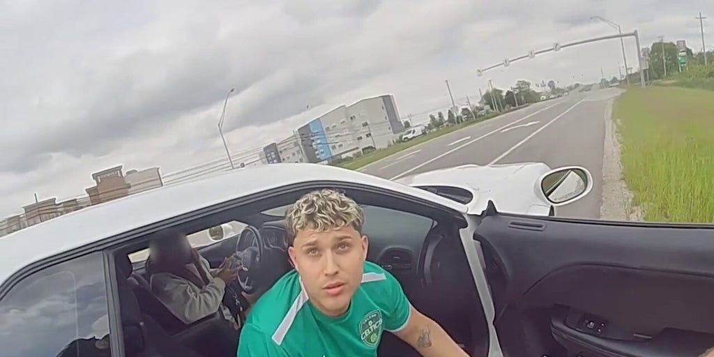 Police bodycam footage shows arrest of man who allegedly posed as a high school student