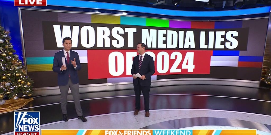 ‘Fox & Friends Weekend’ lists the worst media lies of 2024 | Fox News Video