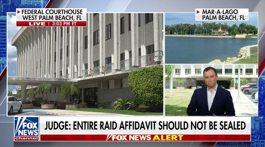 Portion of affidavit related to Trump FBI raid can be unsealed, judge says