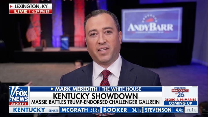 Trump's influence tested in Kentucky primary