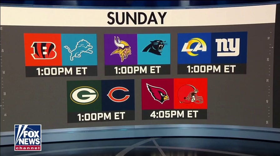 NFL Week 6 schedule, scores, updates and more Fox News
