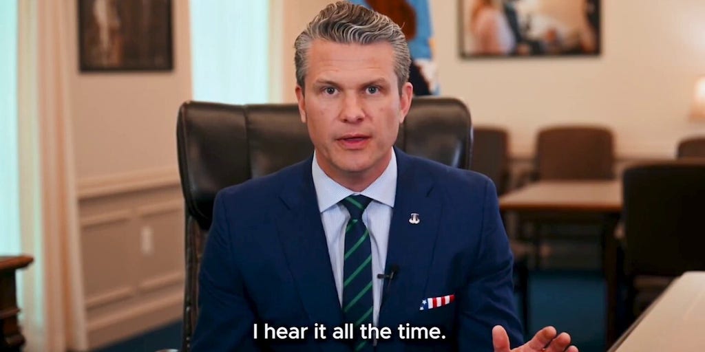 Defense Secretary Pete Hegseth signs policy calling for a reform of the DoD complaint process