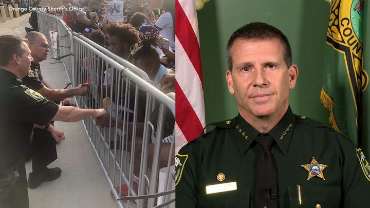 Florida Sheriff John Mina discusses taking a knee with demonstrators