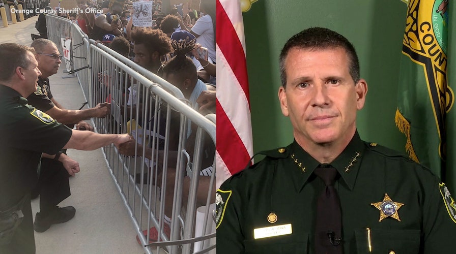 Florida Sheriff John Mina discusses taking a knee with demonstrators