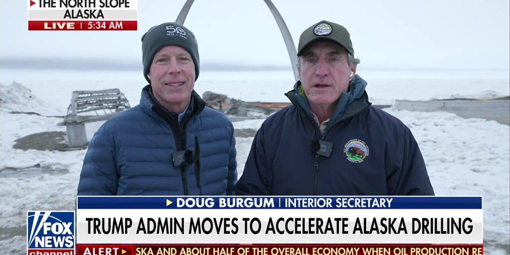 Trump Cabinet bundles up in Alaska for drilling push