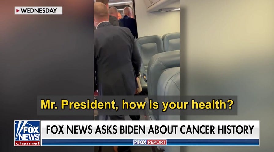 Biden says his health is 'good' following cancer diagnosis