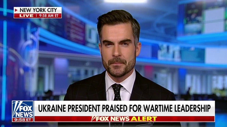 Ukrainian president receiving praise for leadership