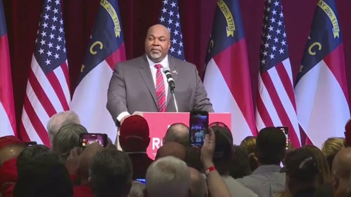 GOP's nominee Mark Robinson for NC governor says underdog story is 'just like North Carolina herself'